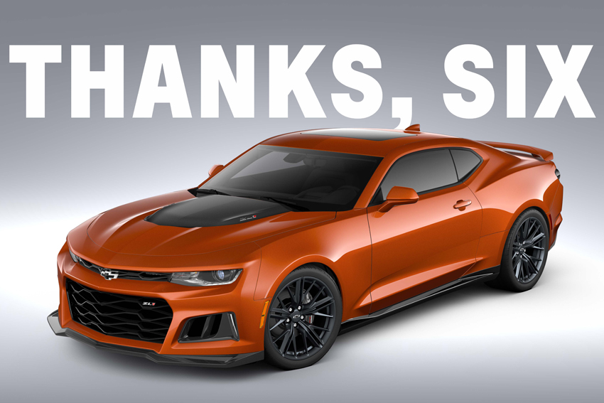 Chevrolet Camaro ZL1 1LE 2023 dans une couleur Vivid Orange métallisé