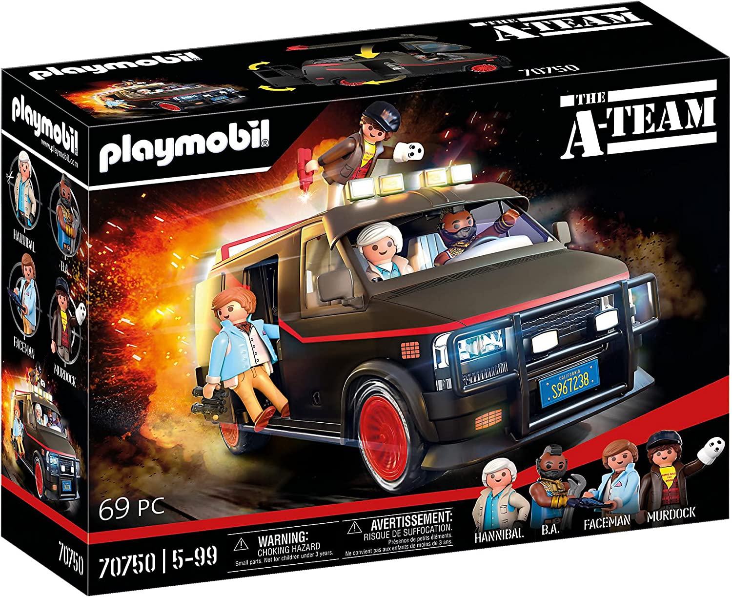 Playmobil - Van GMC Vandura - Agence Tous Risques